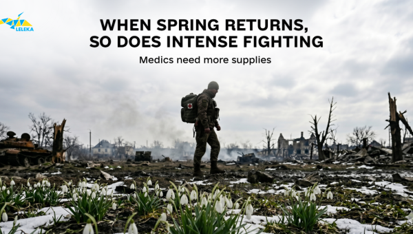 When spring returns, so does intense fighting.  Medics need more supplies 